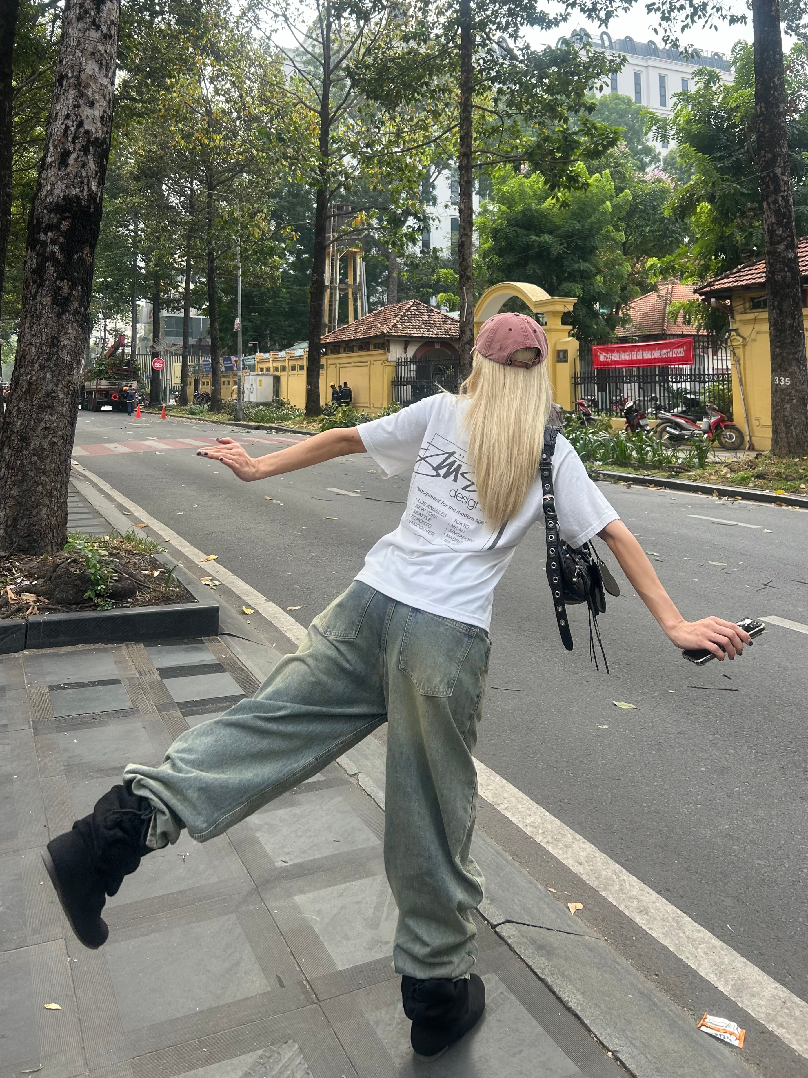 Barrel Japanese Retro Jeans - Green Blue