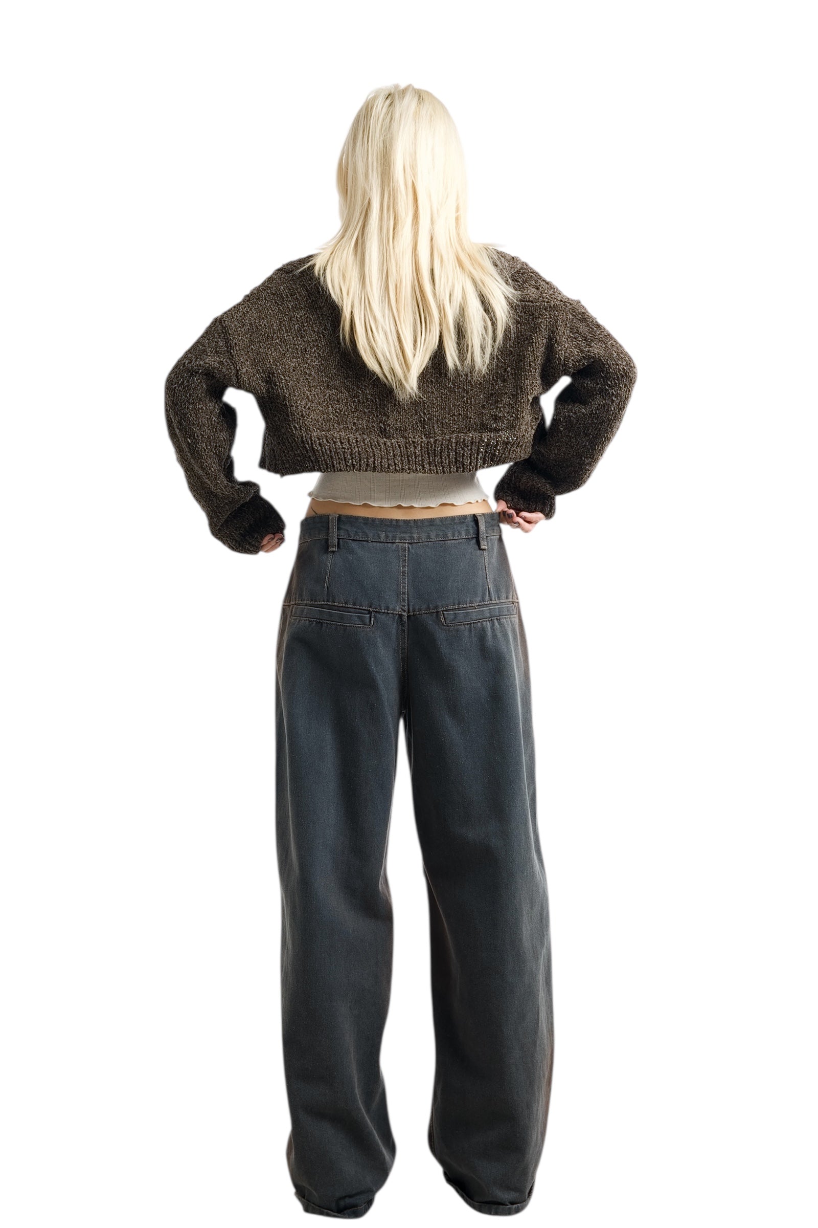 Lowrise7 Retro Jeans - Dark Gray