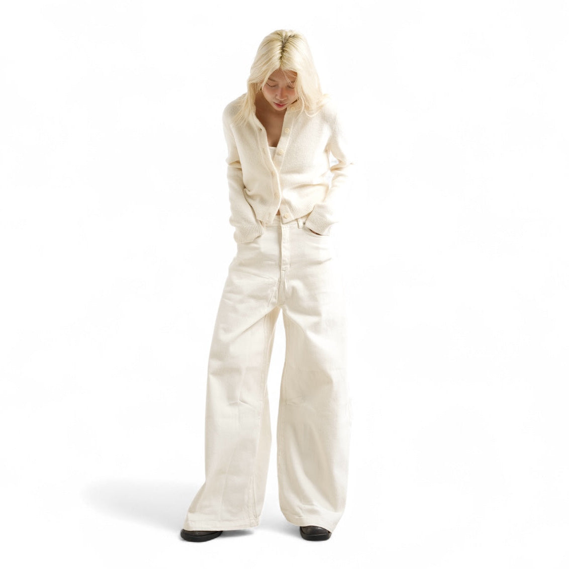 AAA Jeans - Creamy White