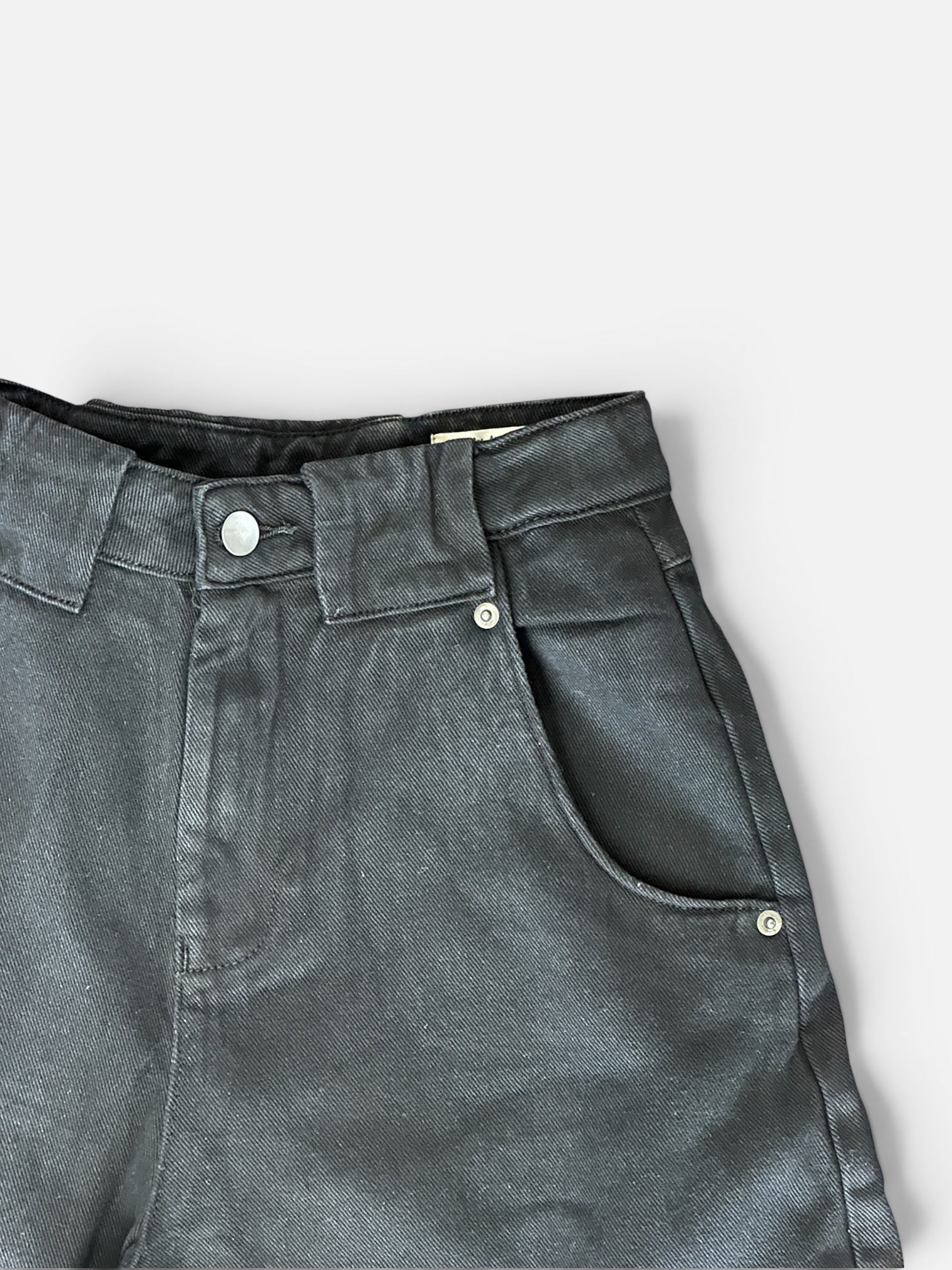 Black Japanese Barrel Jeans