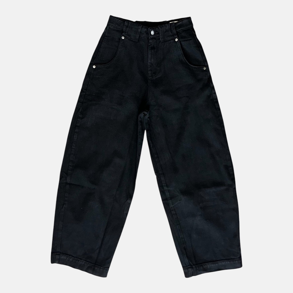 Black Japanese Barrel Jeans