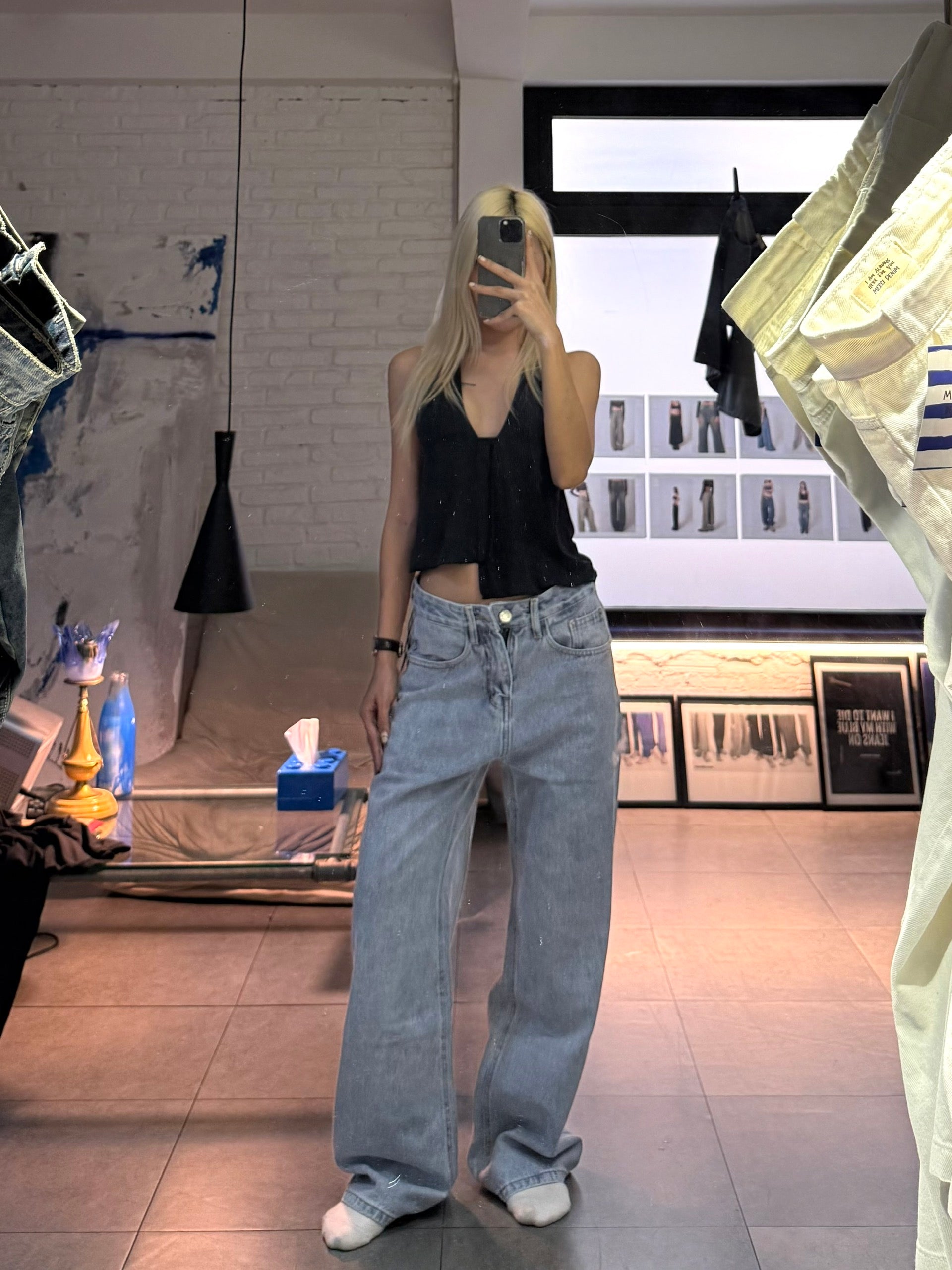 Lowrise8 Basic Jeans - Retro Light Blue